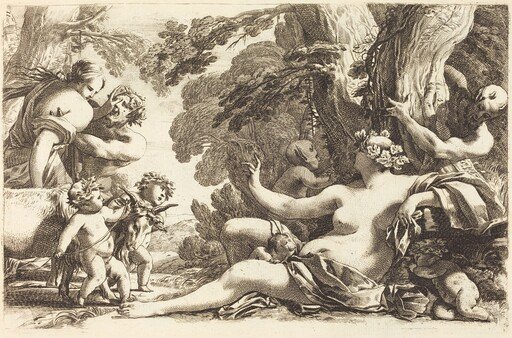 Seated Bacchante with Children
