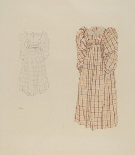 Plaid Morning Dress
