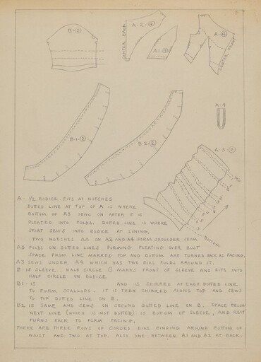 Description of a Wedding Dress