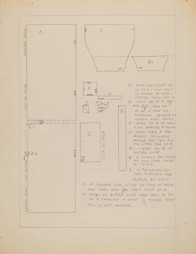 Pattern for Man's Shirt