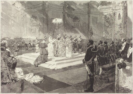 Baptême royal à la Cour d'Espagne