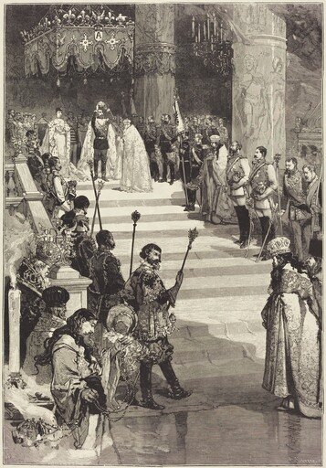 Le Couronnement de l'Empereur Alexandre III de Russie (27 Mai)