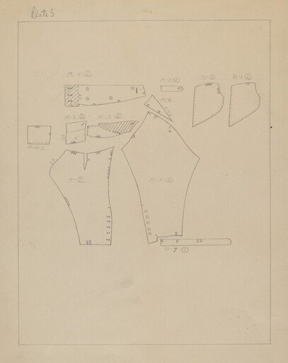 Pattern for Man's Suit