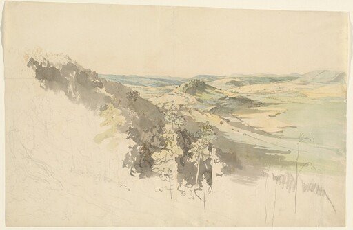 Hilly Landscape with Landsberg Castle