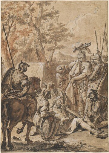 Alexander the Great before the Corpse of Darius