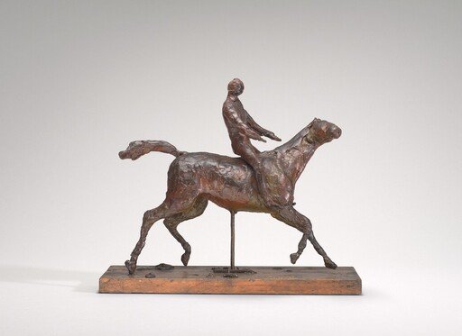 Horse Galloping, Turning the Head to the Right, the Feet Not Touching the Ground