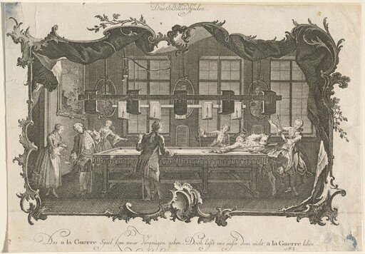 Das Billardspielen (Billiard Players)