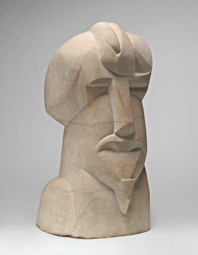Hieratic Head of Ezra Pound