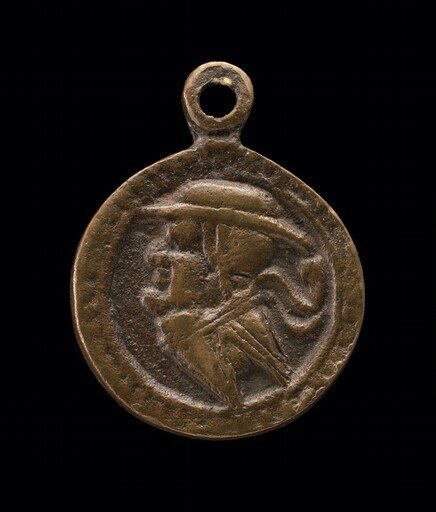 Satirical Head of a Cardinal [reverse]