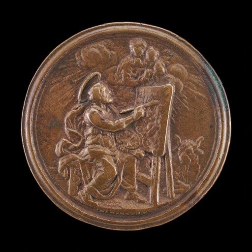 Saint Luke Painting the Virgin [reverse]