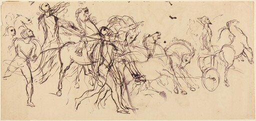 Charioteers (recto and verso)