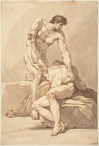 Two Nude Men