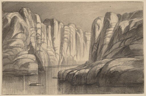 River Winding through a Rock Formation (Philae, Egypt)