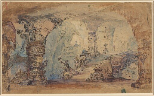 A Fantastic Underground Temple (Aladdin's Cave?)