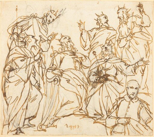 David and the Patriarchs with a Donor