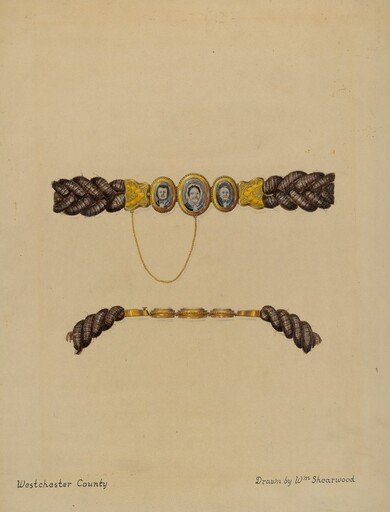 Hair Brooch and Bracelet