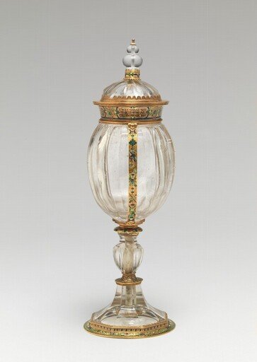 Covered Cup with Shield of Arms of the Countess of Gleichen