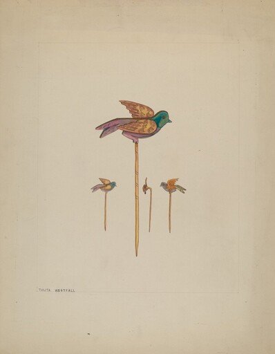 Bird Stick Pin