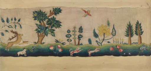 Embroidered Petticoat Border