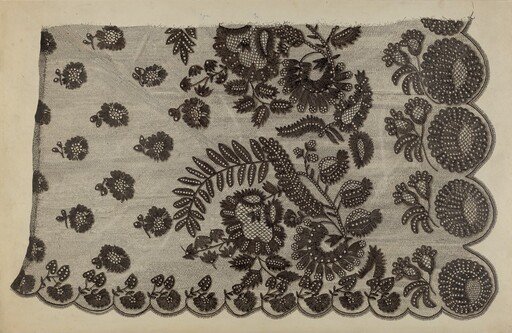 Black Lace Shawl