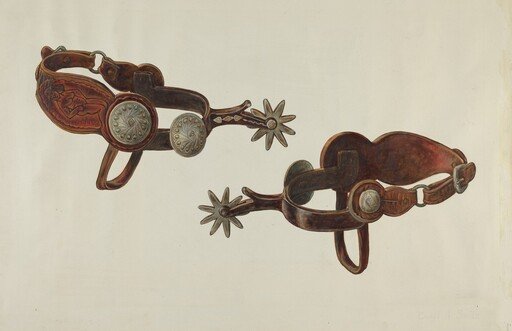Silver Dollar Spurs