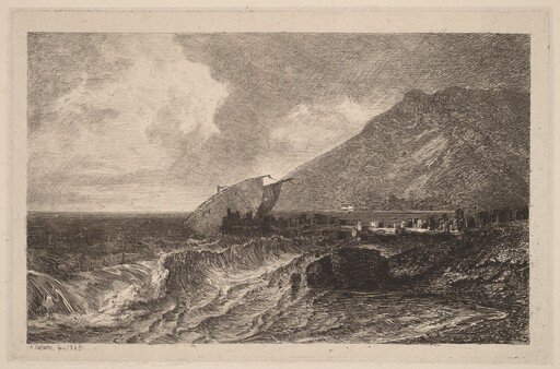 Shipwreck on a Shore