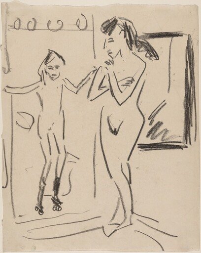 Fränzi and Marcella in the Studio