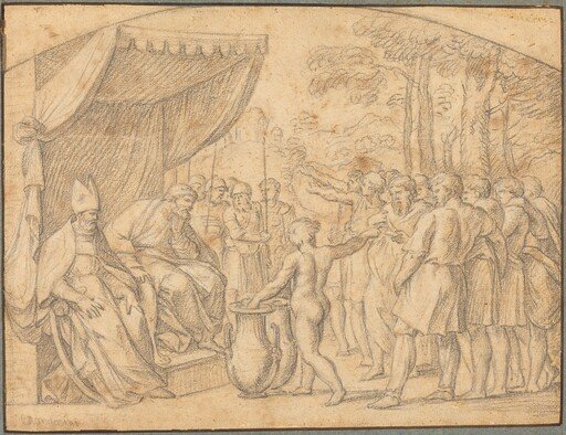 The Drawing of Lots to Divide the Promised Land