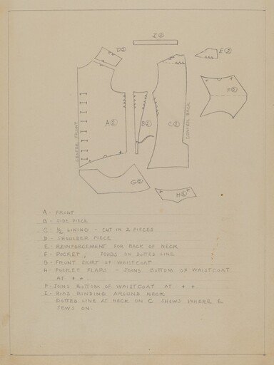 Waistcoat Pattern