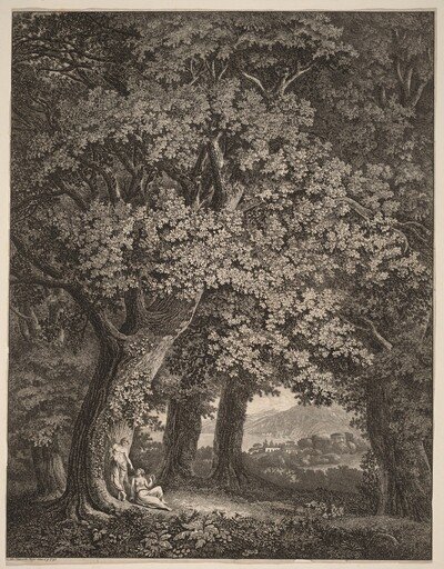 Italian Landscape with a Pair of Shepherds