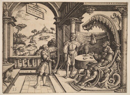 David Playing the Harp before Saul