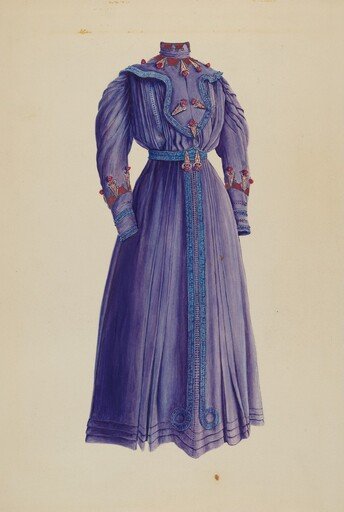 Blue Afternoon Dress