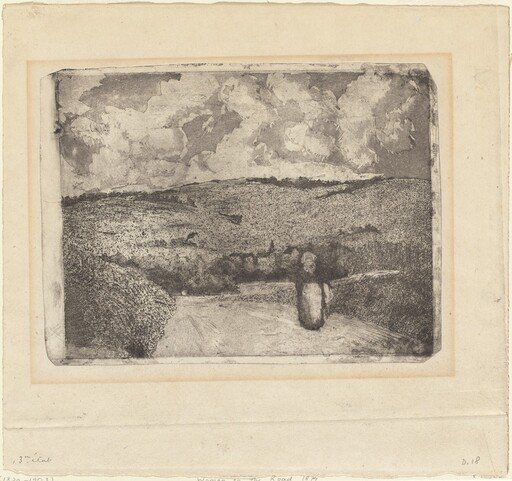 A Woman Walking along a Country Road (La Femme sur la Route)