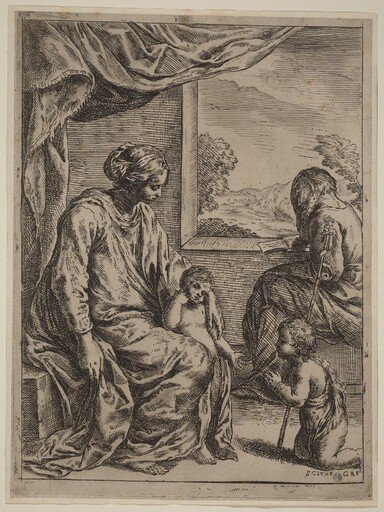 The Holy Family with Saint John the Baptist