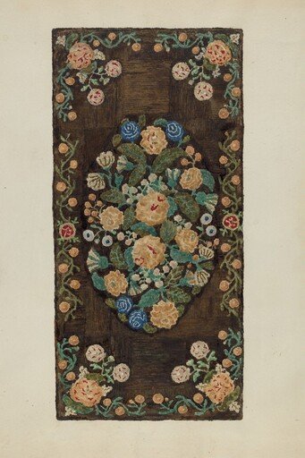 Sewed "Caterpillar" Rug