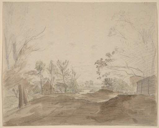 A Road through a Country Village