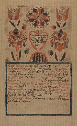 Pa. German Birth Certificate