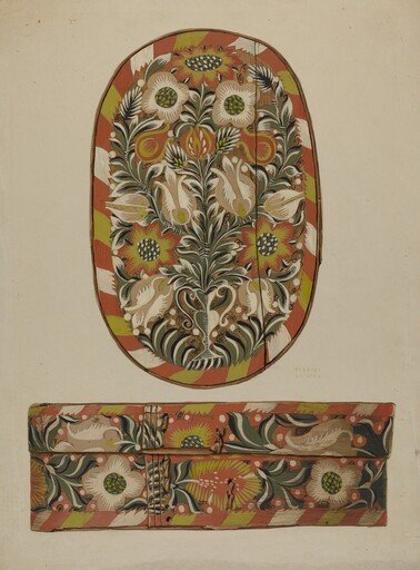 Pa. German Bride or Cap Box