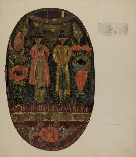 Pa. German Hat Box