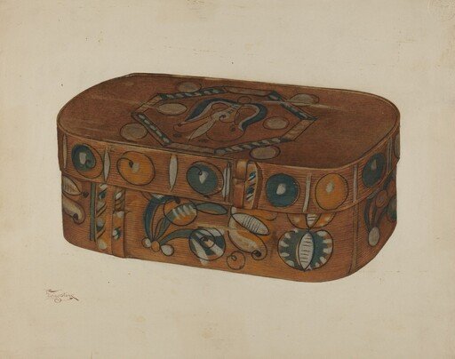 Pa. German Cap Box