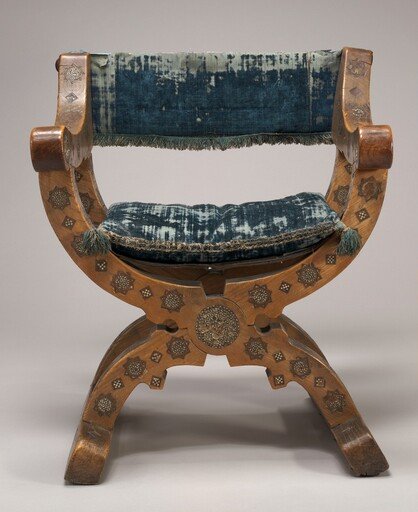 Walnut Dantesca Chair with Inlay Work