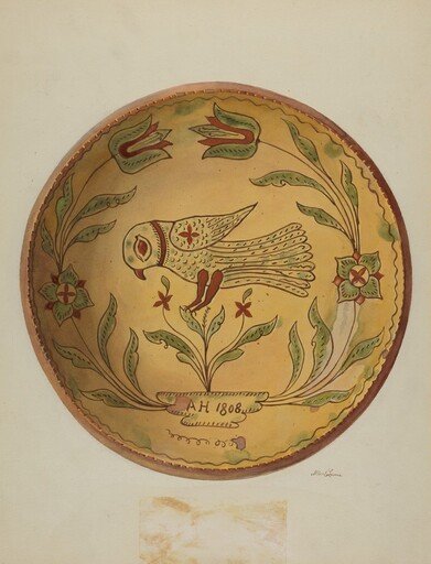 Pa. German Pie Plate