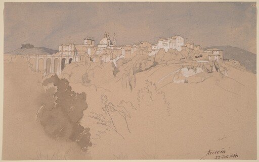Ariccia Seen from across a Valley