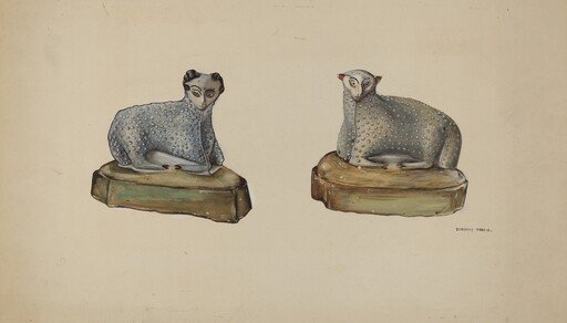 Pa. German Chalkware Sheep