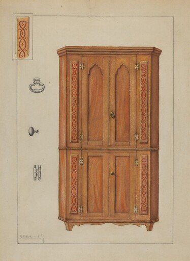 Pa. German Cupboard