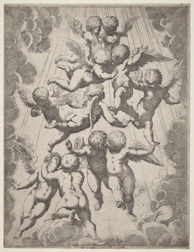 A Group of Angels in Glory