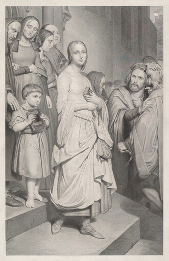 Faust Seeing Marguerite for the First Time