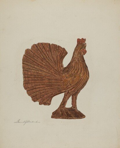 Pa. German Toy Rooster