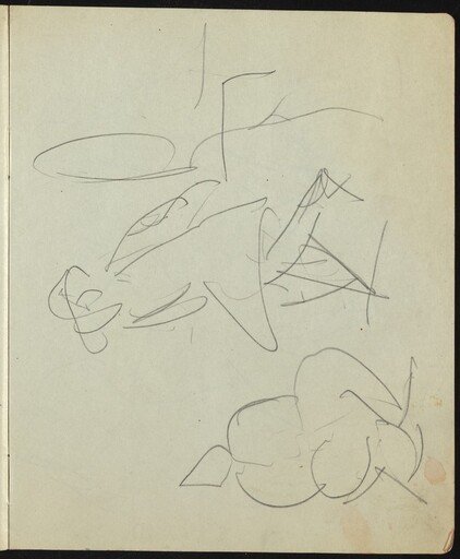 Dancers and Performers (Page from a Sketchbook)