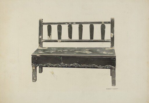 Spanish Colonial Mission Bench